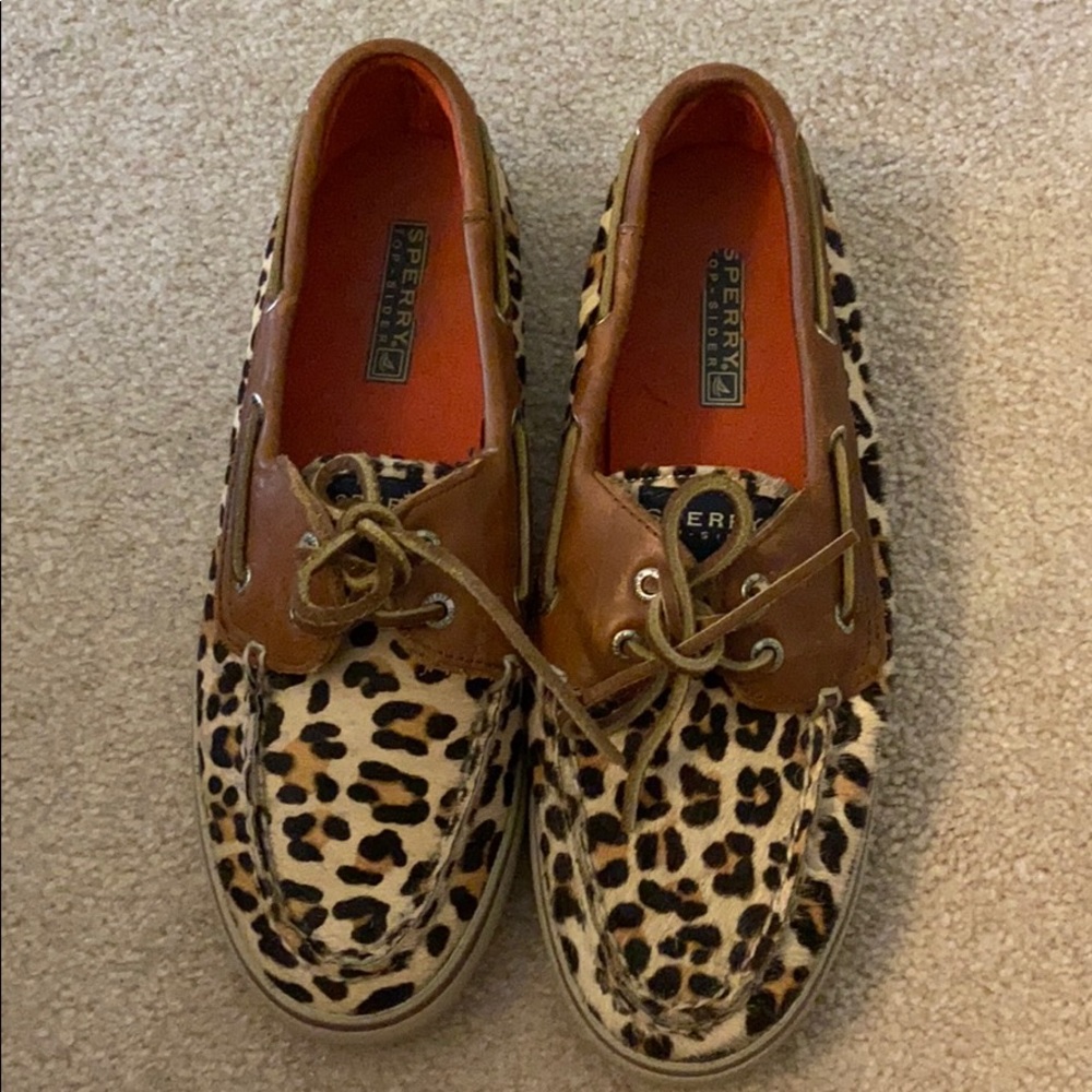 Cheetah print Sperry’s